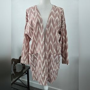 Seko boho-chic 100% Cotton Ikat Robe coat kimono-style gown. New without tags.